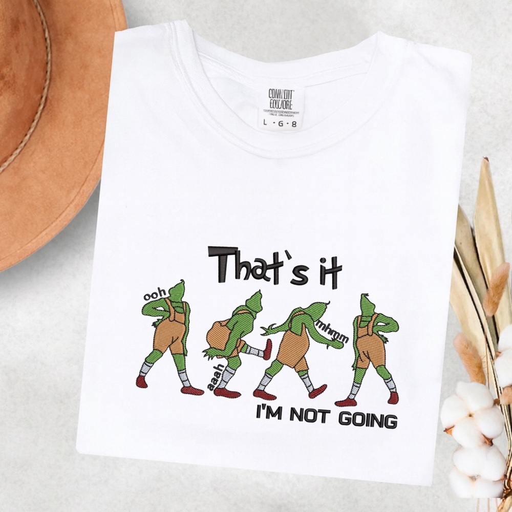 Embroidered Grinch T-Shirt